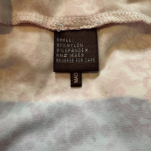 J. McLaughlin Catalina Cloth Rouched Tank Top Midi Dress Orange Pink Floral L - Picture 8 of 9